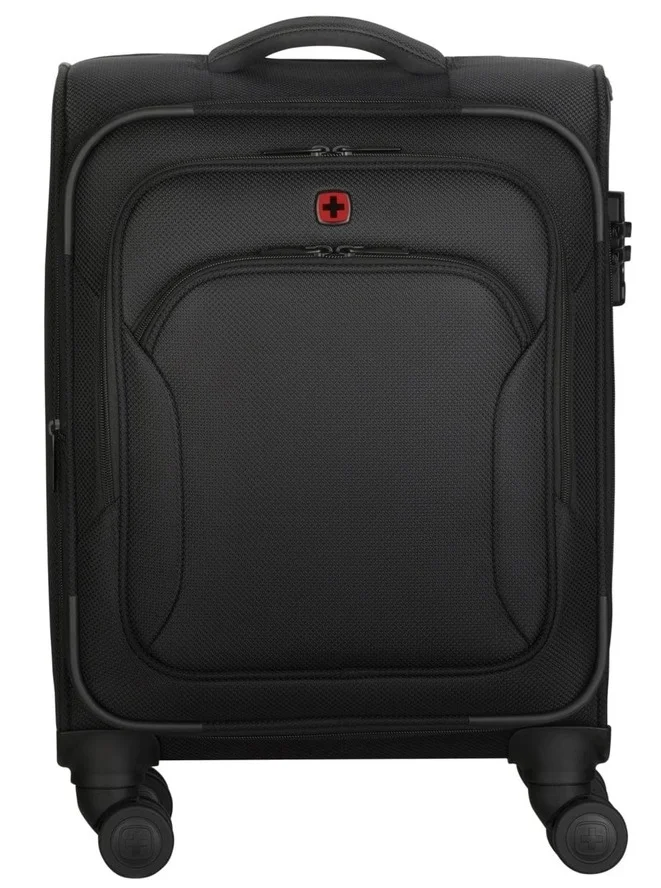 Wenger Vibrave 46 Cm Softcase 4-Double Wheeled Expandable Cabin Luggage Trolley - Anthra